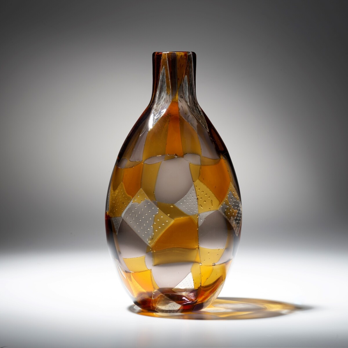 Ercole Barovier for Barovier & Toso, Intarsio vase